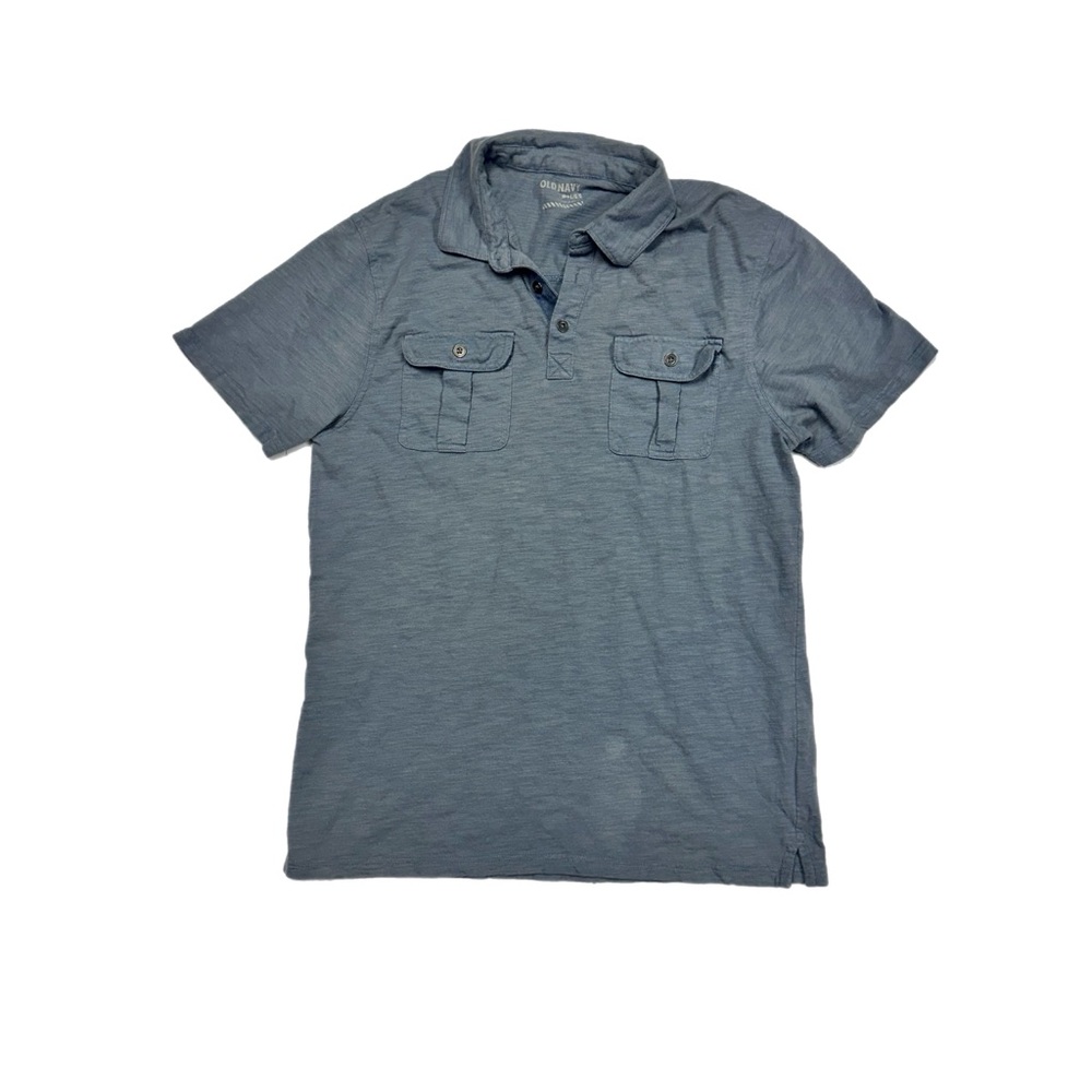 Old Navy Men's Slate Blue Polo Shirt